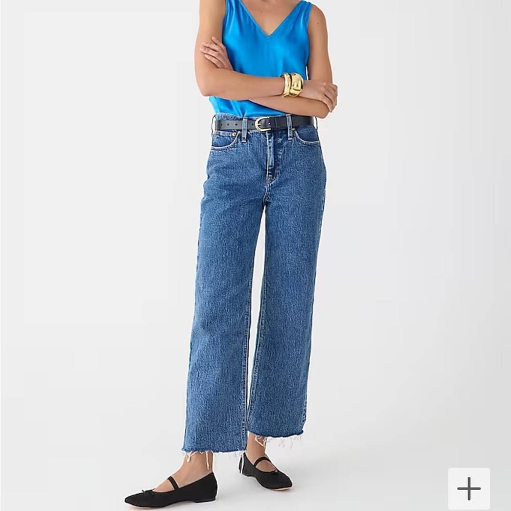 J Crew Slim Wide leg Jeans